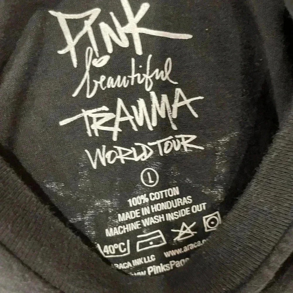 PINK 2018 Beautiful Trauma World Tour Concert T-Shirt - Picture 11 of 11